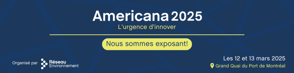 Bannière Americana 2025, événement à Montréal.